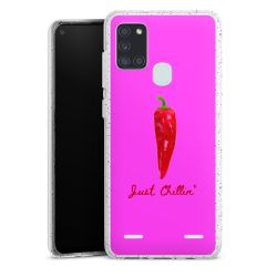 Carry Case Hülle Transparent/glitter ohne Band