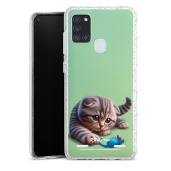 Carry Case Hülle Transparent/glitter ohne Band