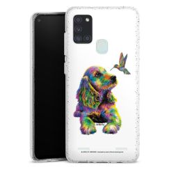 Carry Case Hülle Transparent/glitter ohne Band