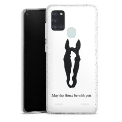 Carry Case Hülle Transparent/glitter ohne Band