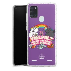 Carry Case Hülle Transparent/glitter ohne Band