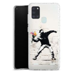 Carry Case Hülle Transparent/glitter ohne Band