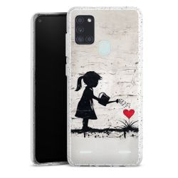 Carry Case Hülle Transparent/glitter ohne Band