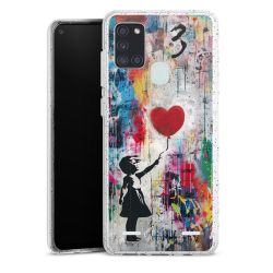 Carry Case Hülle Transparent/glitter ohne Band