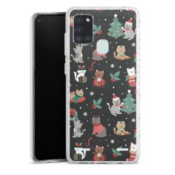 Carry Case Hülle Transparent/glitter ohne Band