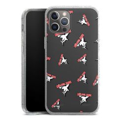 Carry Case Hülle Transparent/glitter ohne Band