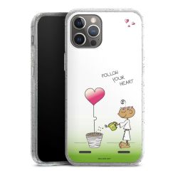 Carry Case Hülle Transparent/glitter ohne Band