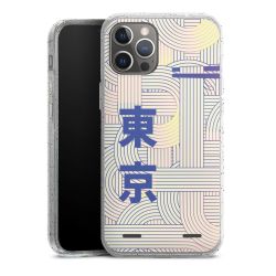 Carry Case Hülle Transparent/glitter ohne Band