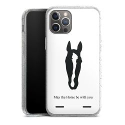 Carry Case Hülle Transparent/glitter ohne Band