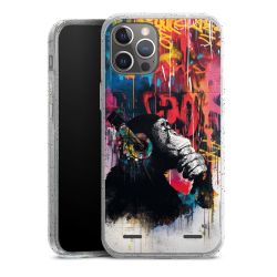 Carry Case Hülle Transparent/glitter ohne Band