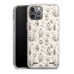 Carry Case Hülle Transparent/glitter ohne Band