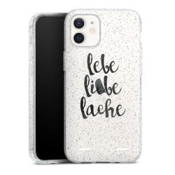 Carry Case Hülle Transparent/glitter ohne Band