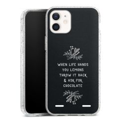 Carry Case Hülle Transparent/glitter ohne Band