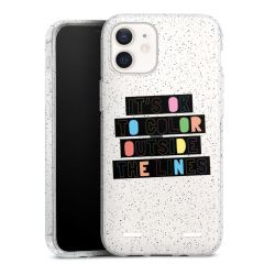 Carry Case Hülle Transparent/glitter ohne Band