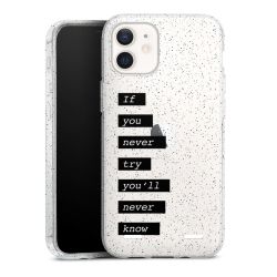 Carry Case Hülle Transparent/glitter ohne Band