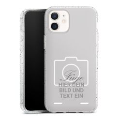 Carry Case Hülle Transparent/glitter ohne Band