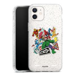 Carry Case Hülle Transparent/glitter ohne Band