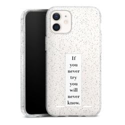 Carry Case Hülle Transparent/glitter ohne Band