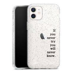 Carry Case Hülle Transparent/glitter ohne Band