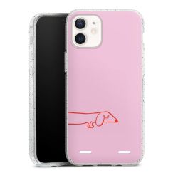 Carry Case Hülle Transparent/glitter ohne Band