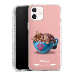 Carry Case Hülle Transparent/glitter ohne Band