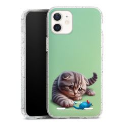 Carry Case Hülle Transparent/glitter ohne Band