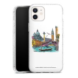 Carry Case Hülle Transparent/glitter ohne Band