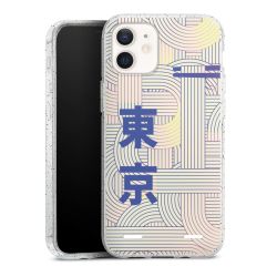 Carry Case Hülle Transparent/glitter ohne Band