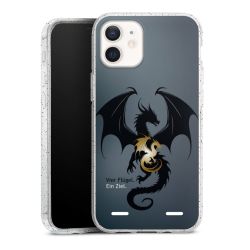 Carry Case Hülle Transparent/glitter ohne Band