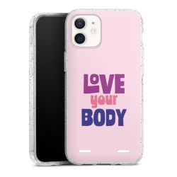 Carry Case Hülle Transparent/glitter ohne Band