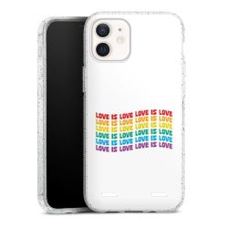 Carry Case Hülle Transparent/glitter ohne Band