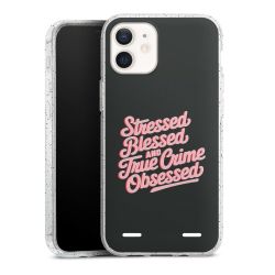 Carry Case Hülle Transparent/glitter ohne Band