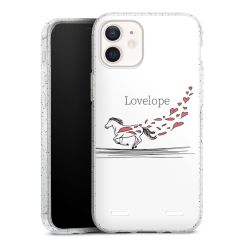 Carry Case Hülle Transparent/glitter ohne Band