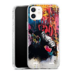 Carry Case Hülle Transparent/glitter ohne Band