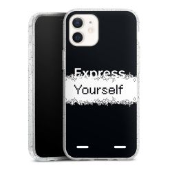 Carry Case Hülle Transparent/glitter ohne Band