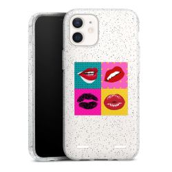 Carry Case Hülle Transparent/glitter ohne Band