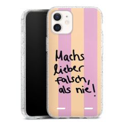 Carry Case Hülle Transparent/glitter ohne Band