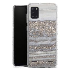 New Carry Case Hülle transparent-glitter