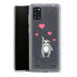 New Carry Case Hülle transparent-glitter