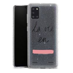 New Carry Case Hülle transparent-glitter