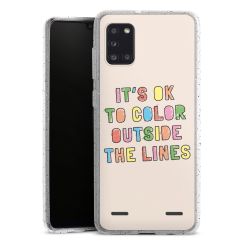 Carry Case Hülle Transparent/glitter ohne Band