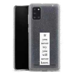 Carry Case Hülle Transparent/glitter ohne Band