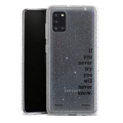 Carry Case Hülle Transparent/glitter ohne Band