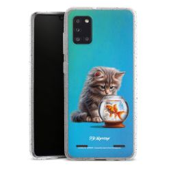 Carry Case Hülle Transparent/glitter ohne Band