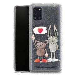 Carry Case Hülle Transparent/glitter ohne Band