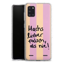 Carry Case Hülle Transparent/glitter ohne Band