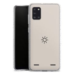 Carry Case Hülle Transparent/glitter ohne Band