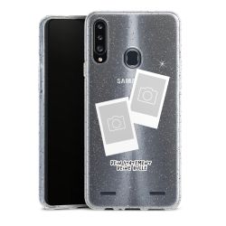 Carry Case Hülle Transparent/glitter ohne Band