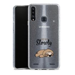 Carry Case Hülle Transparent/glitter ohne Band