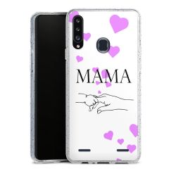 Carry Case Hülle Transparent/glitter ohne Band